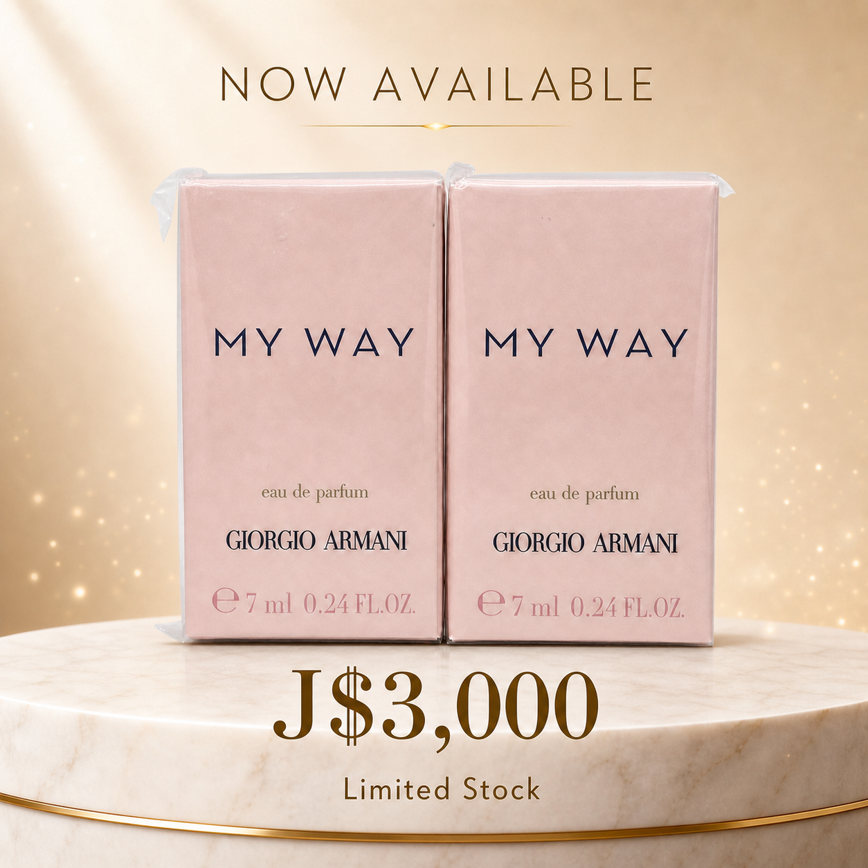 Giorgio Armani My Way mini perfume, J$3,000